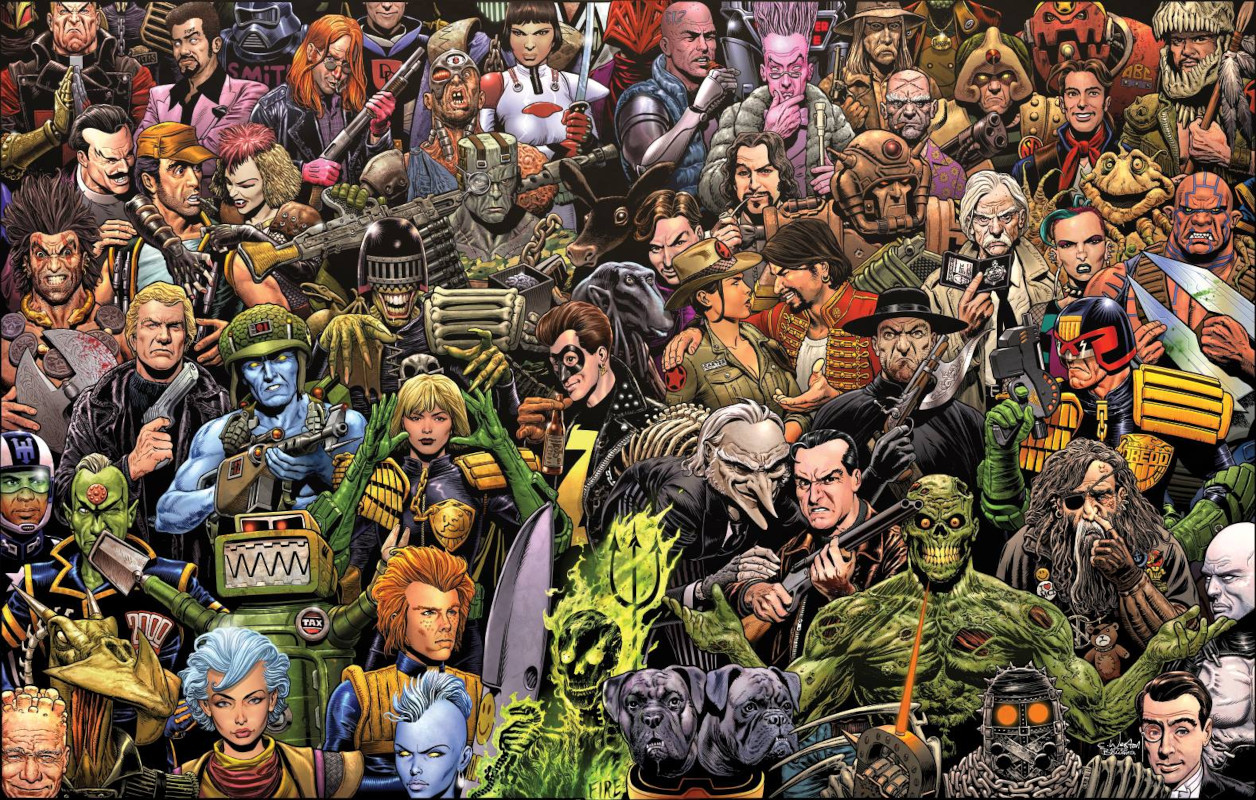 Stars of the more recent years gather to celebrate the comic's 35th anniversary