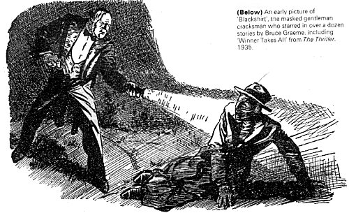 Blackshirt as he appeared in The Thriller - picture provided by Terry Hooper