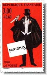 The Fantômas postage stamp