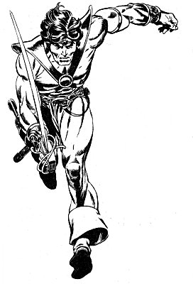 John Carter as realised by Dave Cockrum and Gil Kane for Marvel Comics
