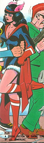 Nelvanna depicted by Ken Steacy on the cover of Canuck Comics