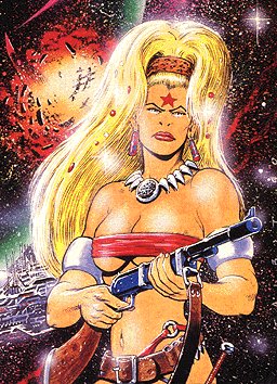 As she appeared in Bryan Talbot's Luther Arkwright series