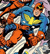 The Patriot returned in the Silver Age as a member of the Liberty Legion