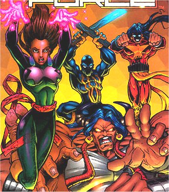 (l to r) Earth, Gan, Little Big Horn, Thunder Eagle