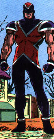 John Byrne's revised Union Jack costume from Namor #12