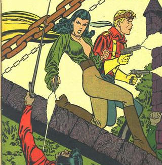 As depicted when Hillman were publishing her adventures.