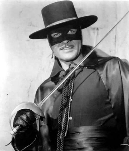 Guy Williams, possibly the best known Zorro